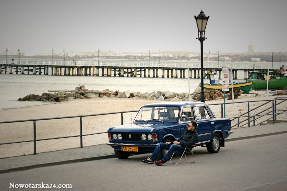 Fiat 125p MR 75 Michała Sobieskiego z Gdańska 10.04.2017 Sopot/Gdynia/Gdańsk Nowotarska24.com