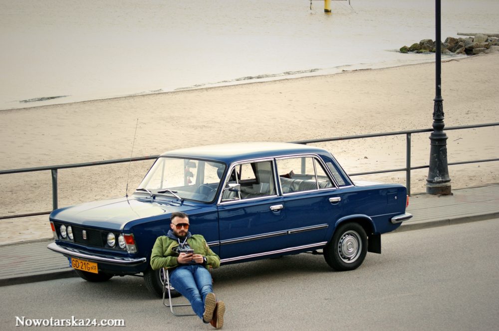 Fiat 125p MR 75 Michała Sobieskiego z Gdańska 10.04.2017 Sopot/Gdynia/Gdańsk Nowotarska24.com