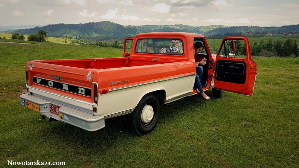 Ford F250 '72 5,9 V8 Gnojjowóz 8.06.2017 Zakopane Olcza Nowotarska24.com