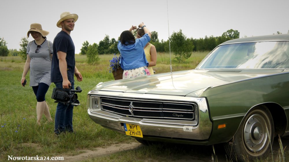 Plan zdjęciowy teledysku zespołu Odpoczno 18.06.2017 Chrysler 400 '69 440 - 7,2 V8 