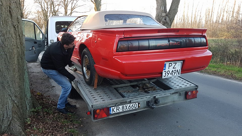 Pontiac Firebird convertible V8 5.0 TBI dzień zakupu